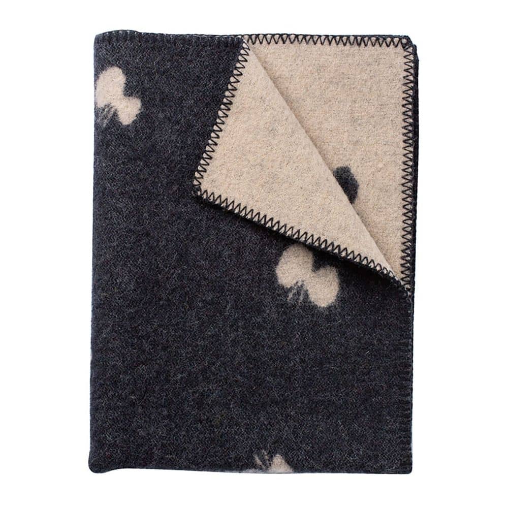 choucho ウール ブラック(ミニ)—折りたたみ。起毛で軽くあたたか