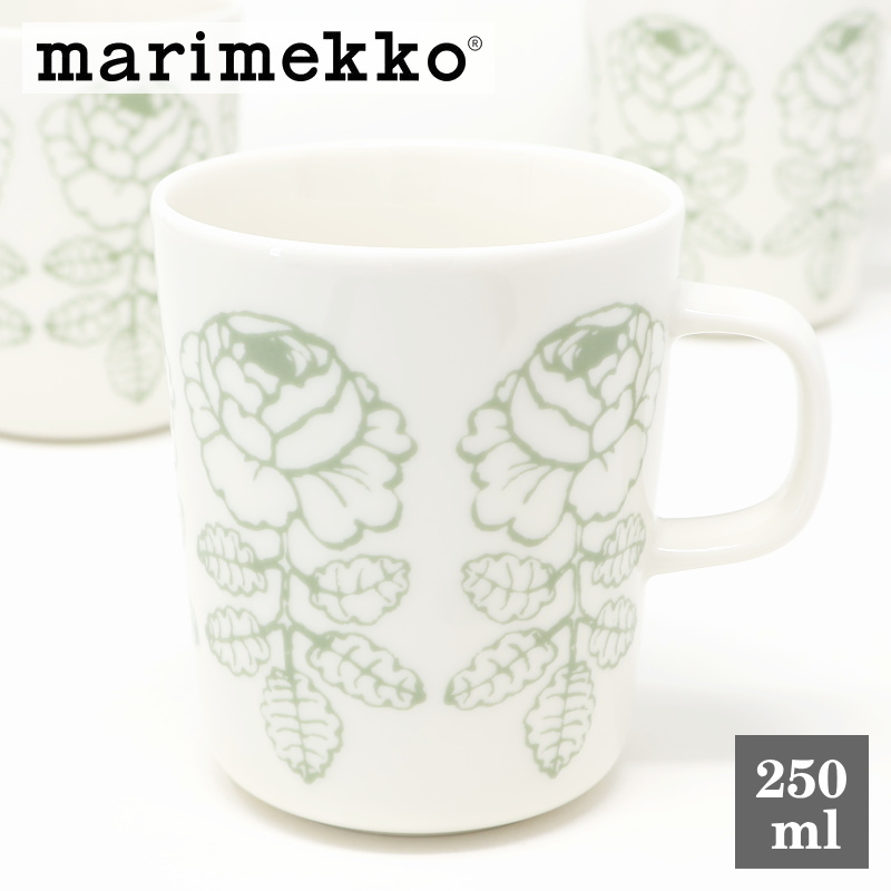 ヴィヒキルース　vihkiruusu　ライトグリーン　マグカップ