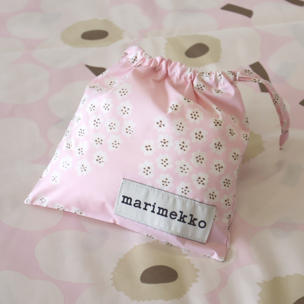 【日本限定】マリメッコ ミニ巾着 プケッティ ライトピンク