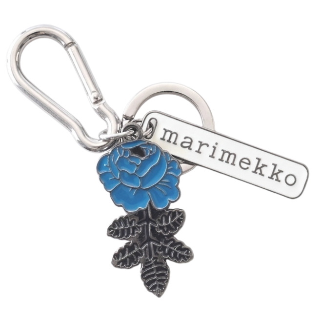 【廃番セール】ヴィヒキルース キーチェーン ライトブルー Puhallus Vihkiruusu