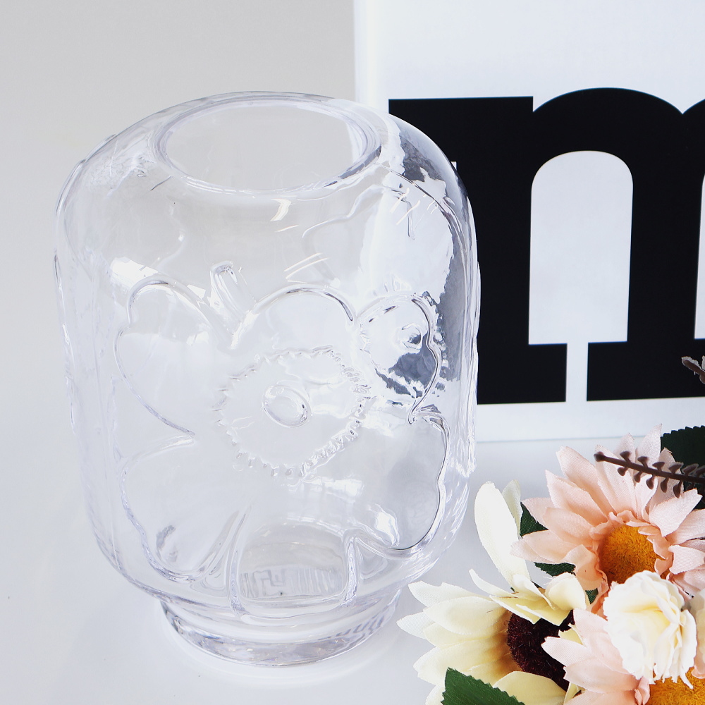 花瓶　Unikko フラワーベース　No.90（クリア）