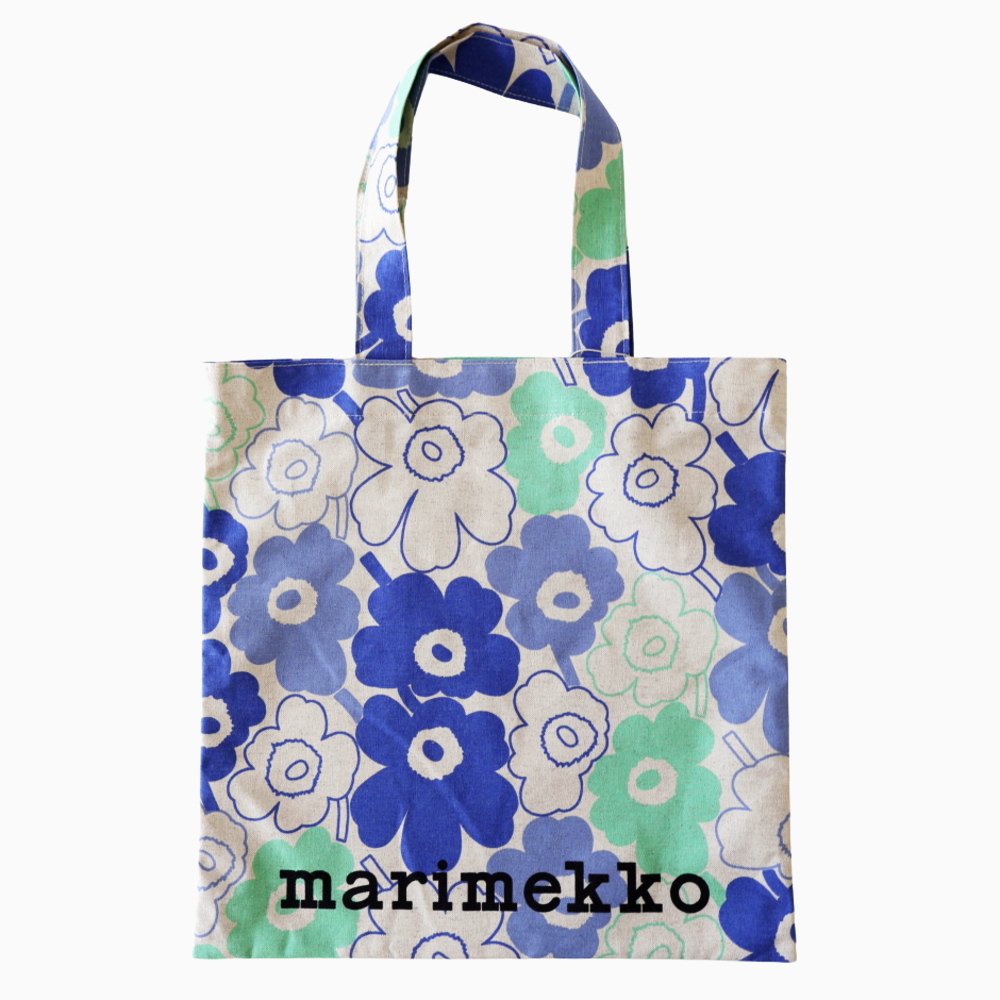 【日本限定】Vankka Piirto Unikko トートバッグ ライトブルー＆ライトグリーン