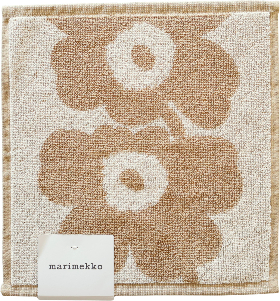 【日本限定】ウニッコ 60周年 ミニタオル ベージュ 26cm角 Marimekko