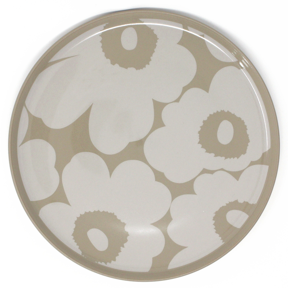 ウニッコ　テラ＆ホワイト(810)　丸皿中（直径20cm）