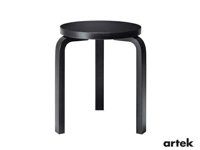 スツール60　3本脚　オールブラック　Stool60