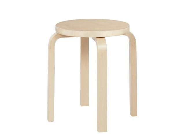 スツールE60　4本脚　バーチ　Stool E60