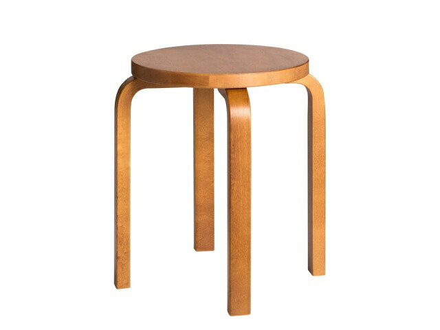 スツールE60　4本脚　ハニーステイン　Stool E60