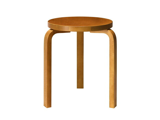 スツール60　3本脚　ハニーステイン　Stool60