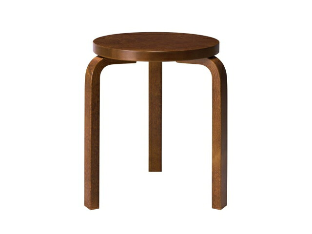 スツール60　3本脚　ウォルナットステイン　Stool60