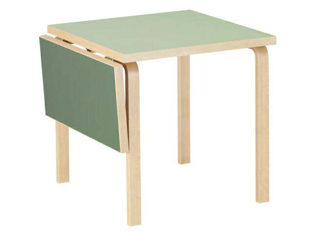 ドロップリーフテーブル DL81C　ピスタチオ／オリーブ　Drop-leaf Table DL81C