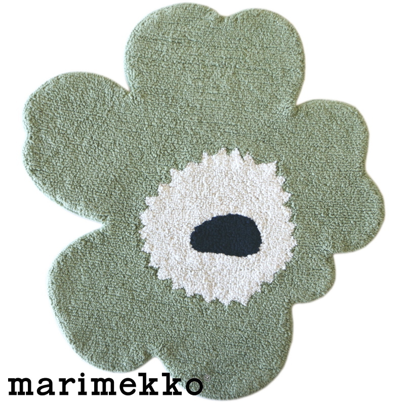 ウニッコ バスマット グリーン セージ 玄関マット