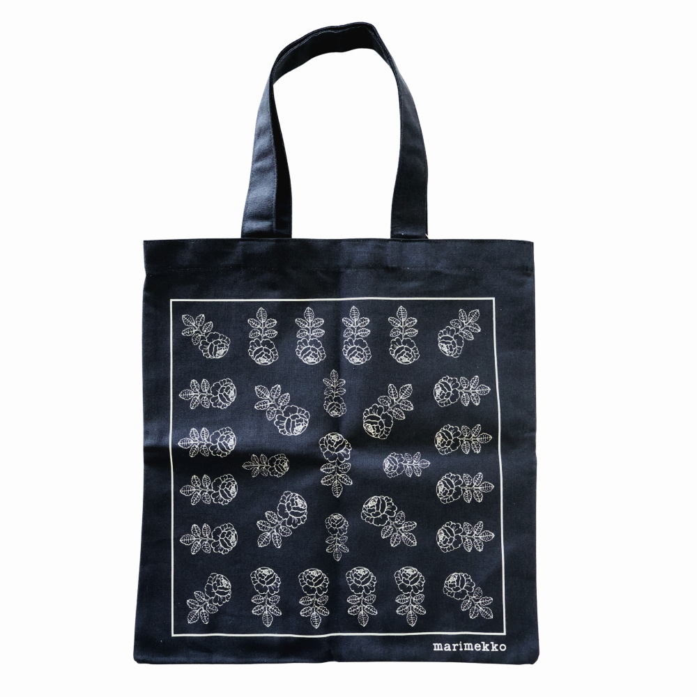 ヴィヒキルース 黒 Vankka Vihkiruusu Placement トートバッグ