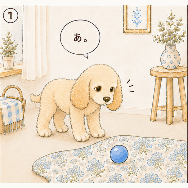 エルの柄さんぽ Vol.04 ころころ。 1コマ目