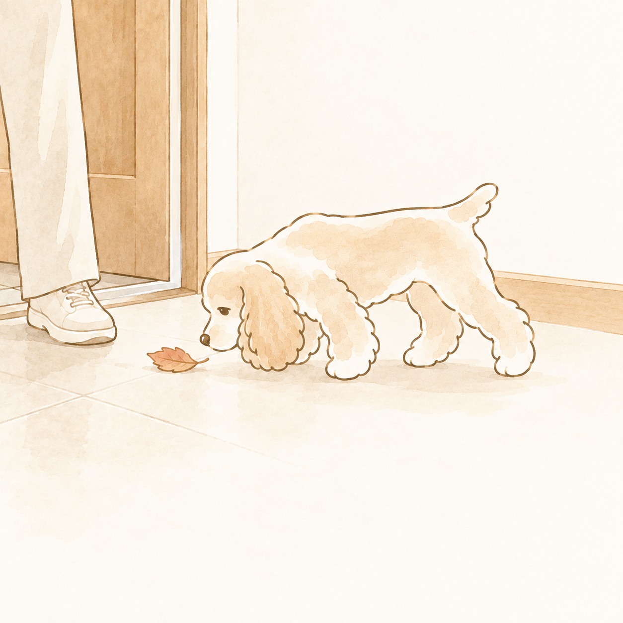 エルの柄さんぽ Vol.08 ついてきた。 2コマ目