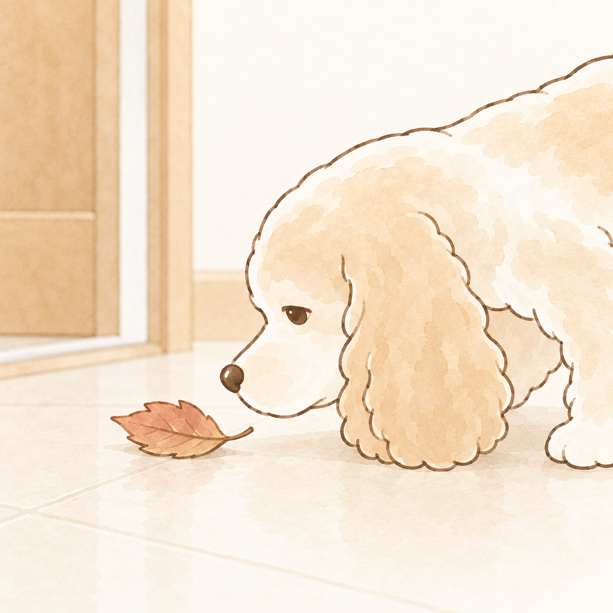 エルの柄さんぽ Vol.08 ついてきた。 3コマ目
