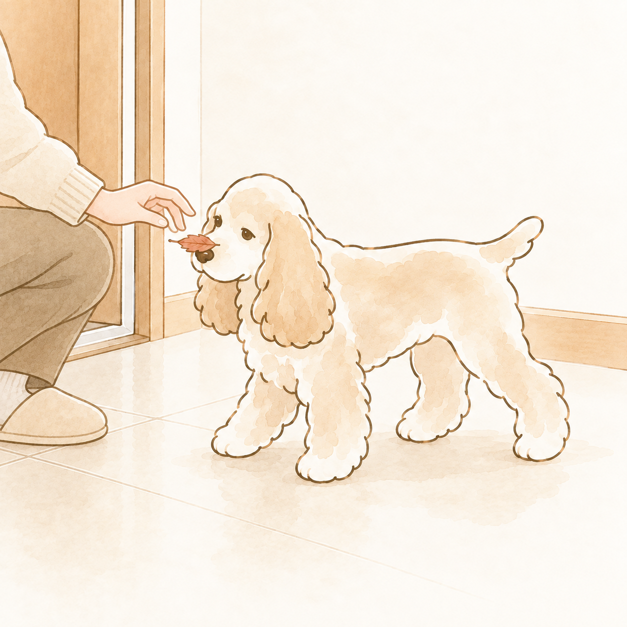 エルの柄さんぽ Vol.08 ついてきた。 4コマ目