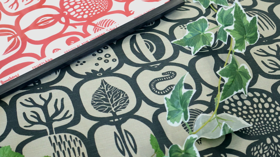 Fruktlada（フルクトローダ）グレー 10cm単位 スティグ・リンドベリ ユンバリ生地