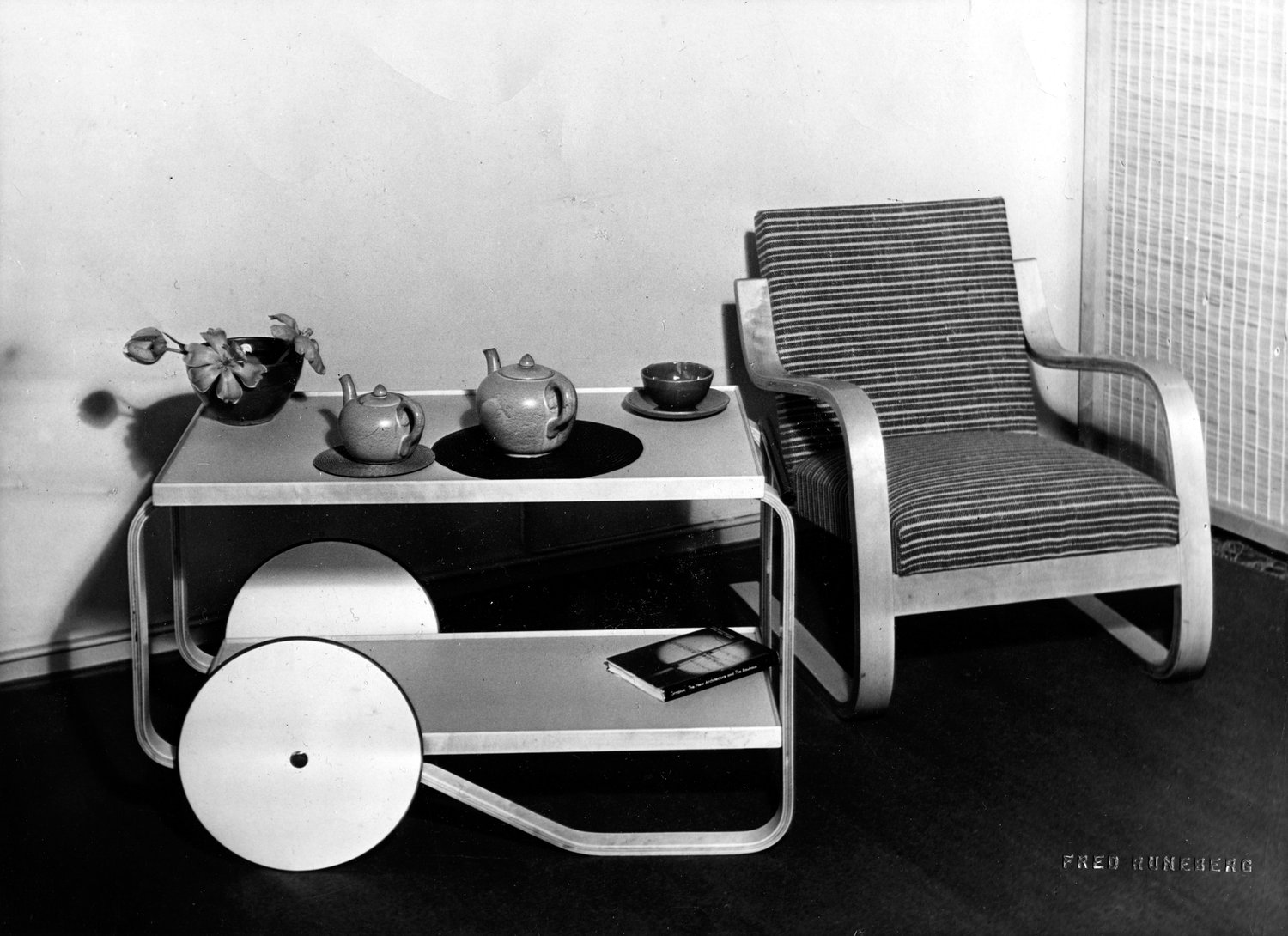 1930年代のティートロリー901の白黒写真