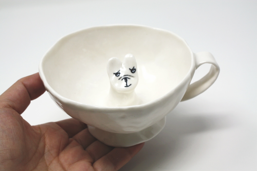 マリメッコ 北欧生地 布 雑貨のインテリアセンター エレオノール ボストロム ティーカップ ブルドッグa