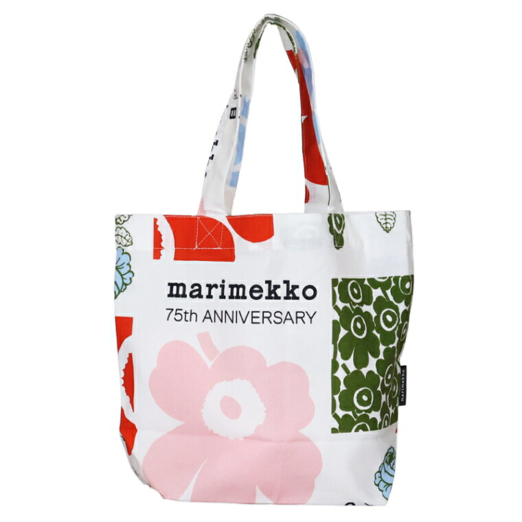 マリメッコ75周年記念のミニトートバッグの表面