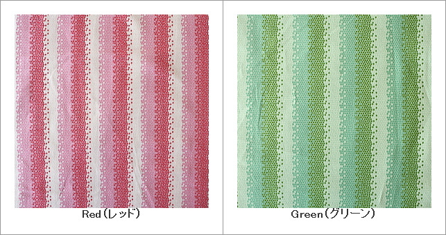Mosaics レッドとグリーンの色見本