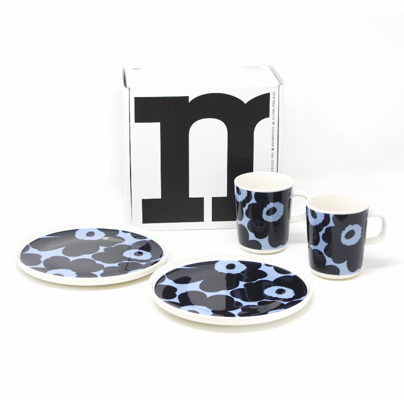 marimekko 『ウニッコ』マグカップ&プレート セット www