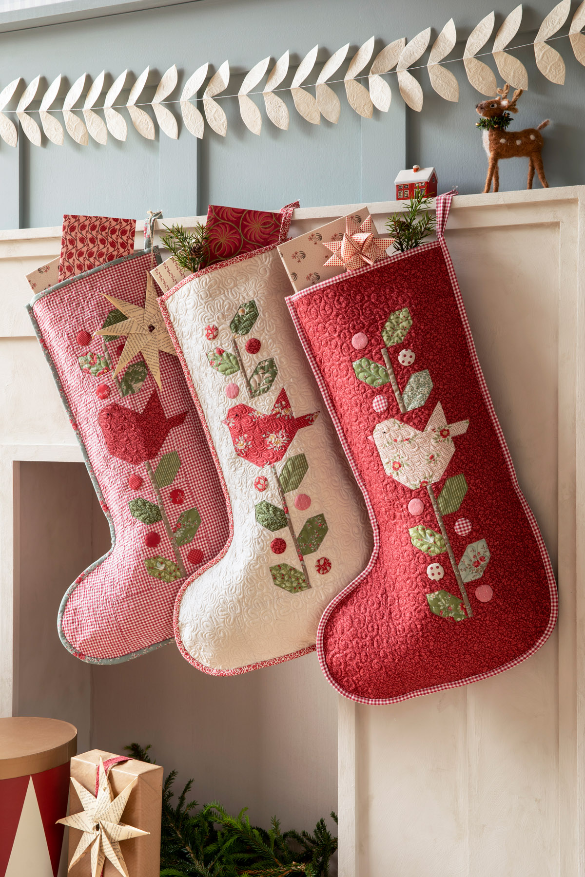 クリスマスストッキングの作例