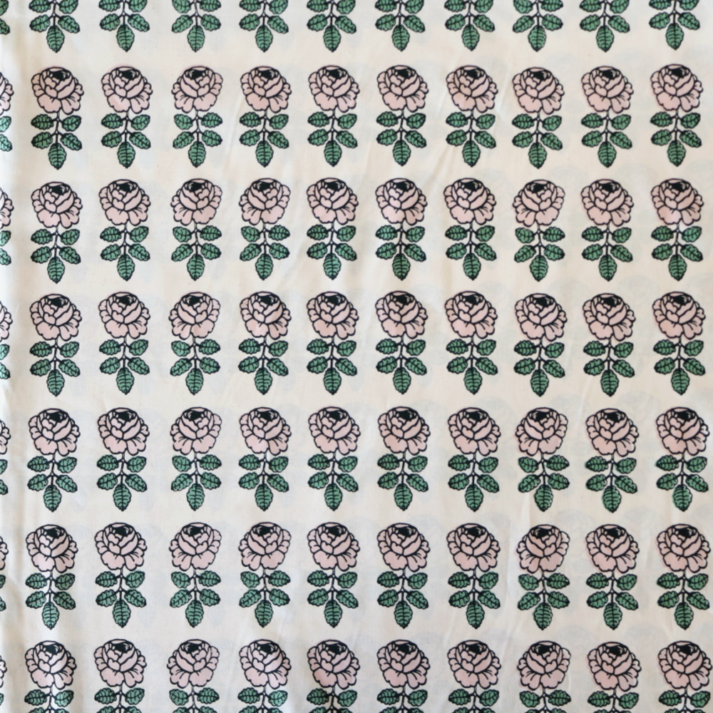 Vihkiruusu 生地（グリーン×ピンク）